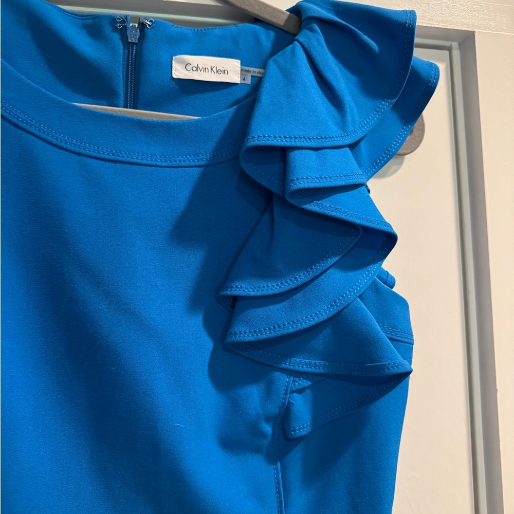 Calvin Klein Ruffle Dress - Picture 2 of 4